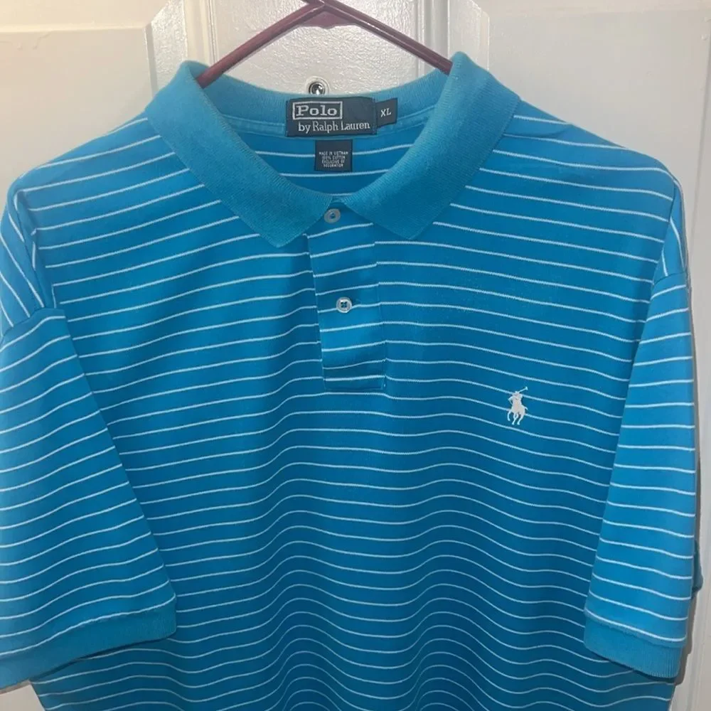 Polo Ralph Lauren shirt blue white